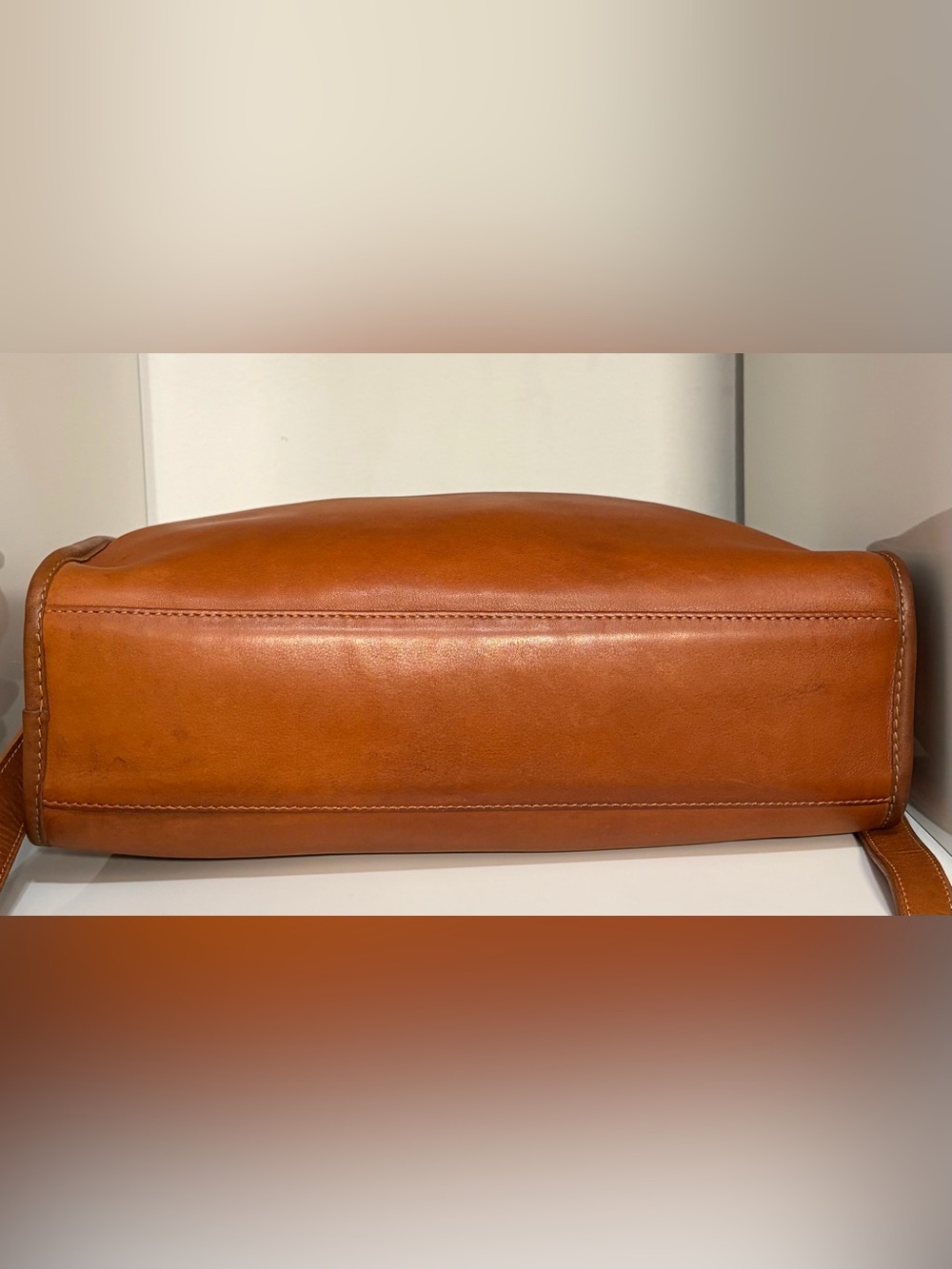 Vintage Coach Swagger Bag (#9820) Made in NYC w/ Rare “Irregular” Creed Stamp - Picture 13 of 16